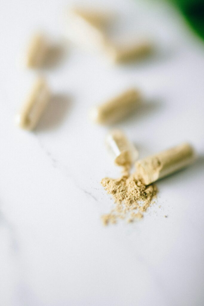 Picture of supplement capsule